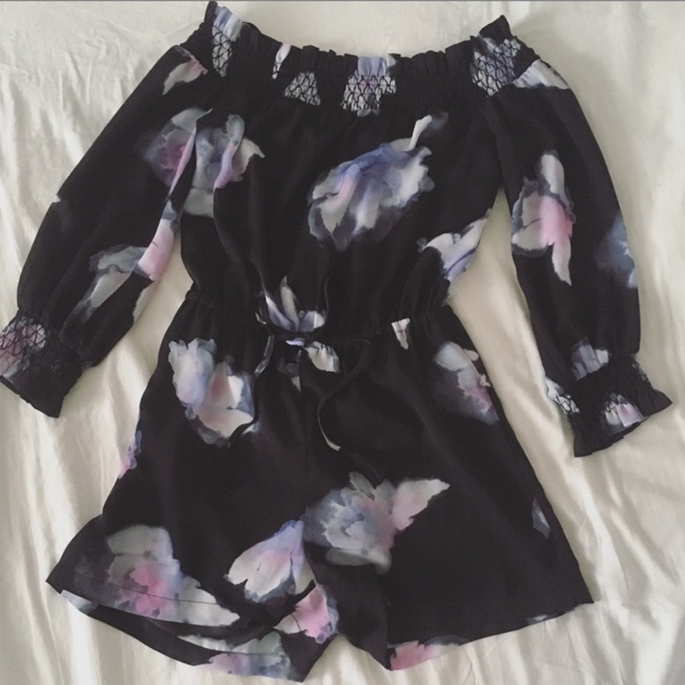 sold Bebe Floral Romper